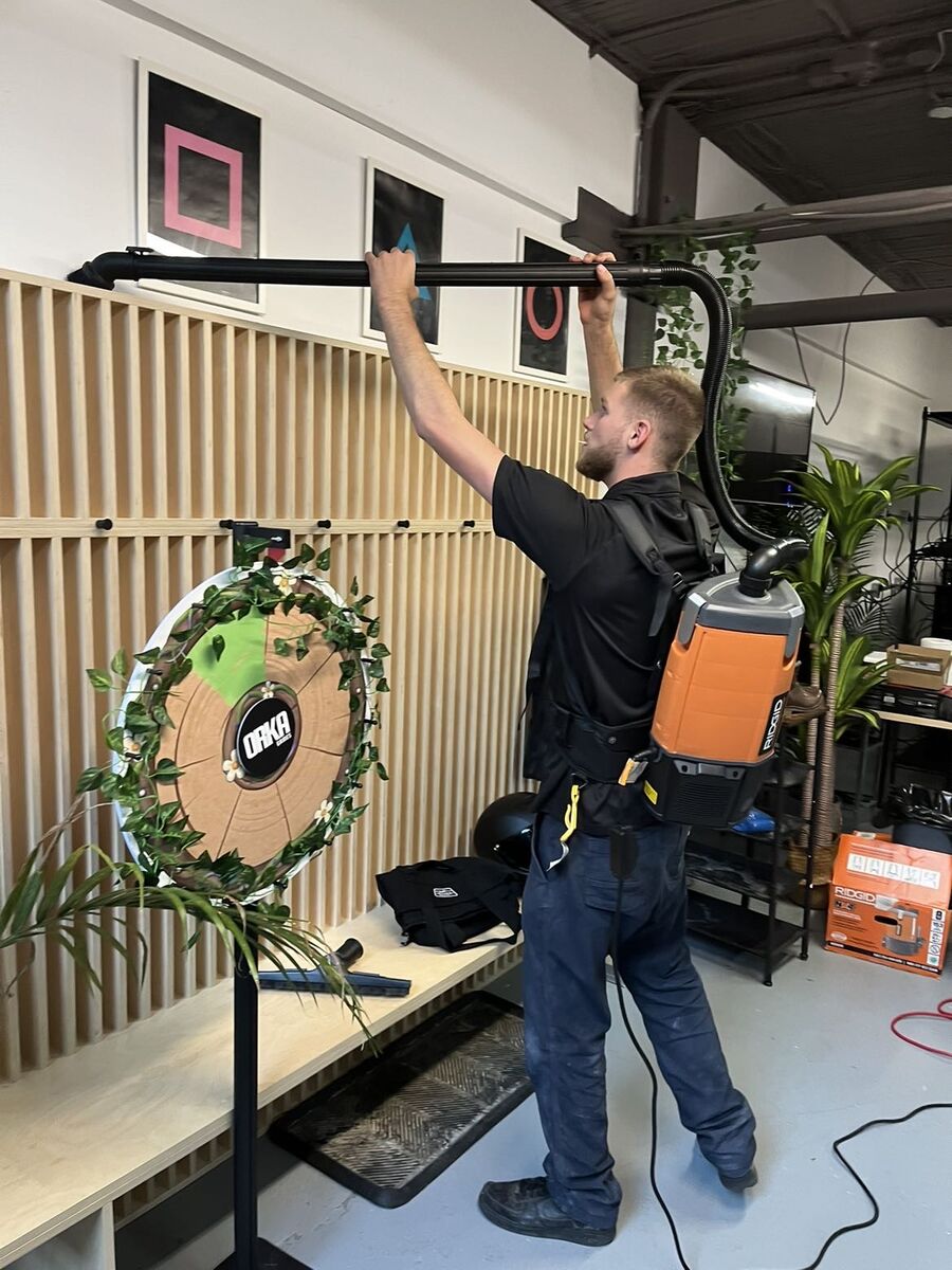 Commercial Cleaning in Action